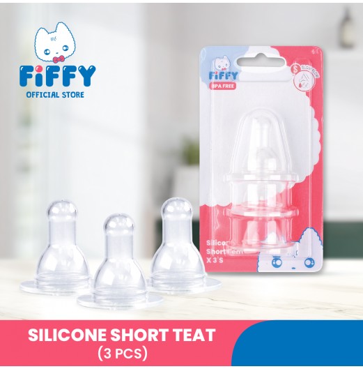 FIFFY SILICONE SHORT TEAT (3PCS) -98-883A/ M / L
