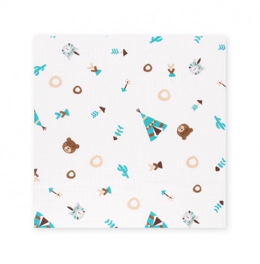 FIFFY BABY NAPKIN PRINTED 76 X 76CM 10'S (98-894)