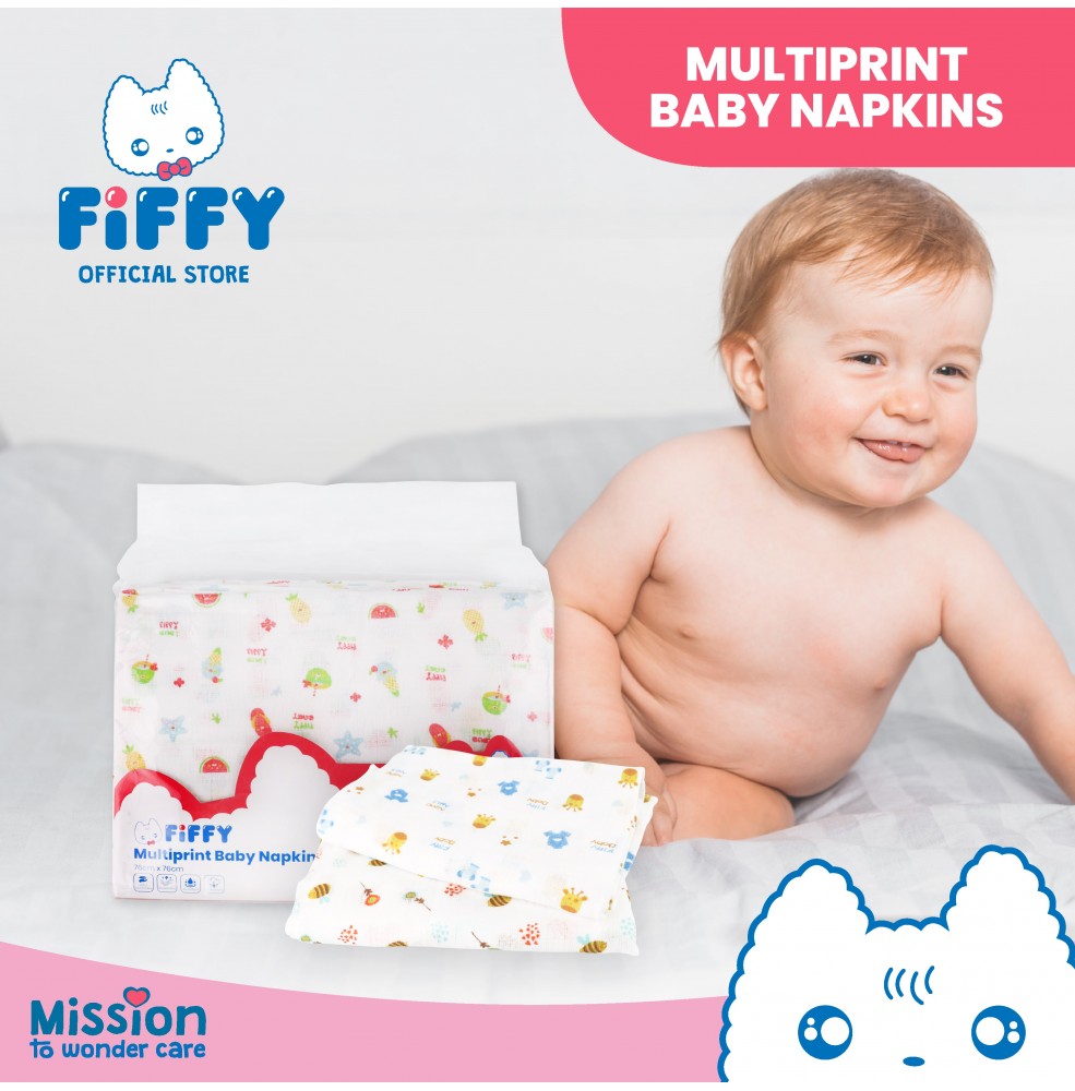 Baby napkin printed Clearance