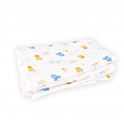 FIFFY BABY NAPKIN PRINTED 76 X 76CM 10'S (98-894)
