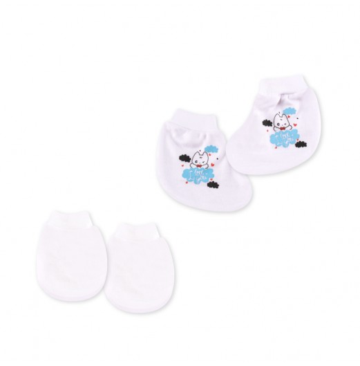 FIFFY MITTENS & BOOTEES X 3 SET