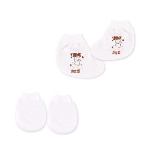 FIFFY MITTENS & BOOTEES X 3 SET