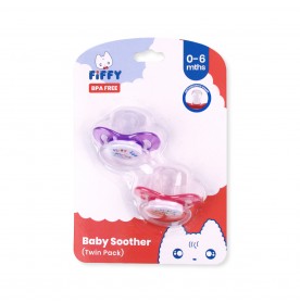 FIFFY SILICONE ORTHODONTIC SOOTHER (TWIN PACK) 98-957