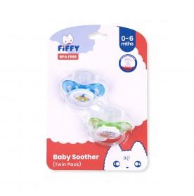 FIFFY SILICONE ORTHODONTIC SOOTHER (TWIN PACK) 98-957