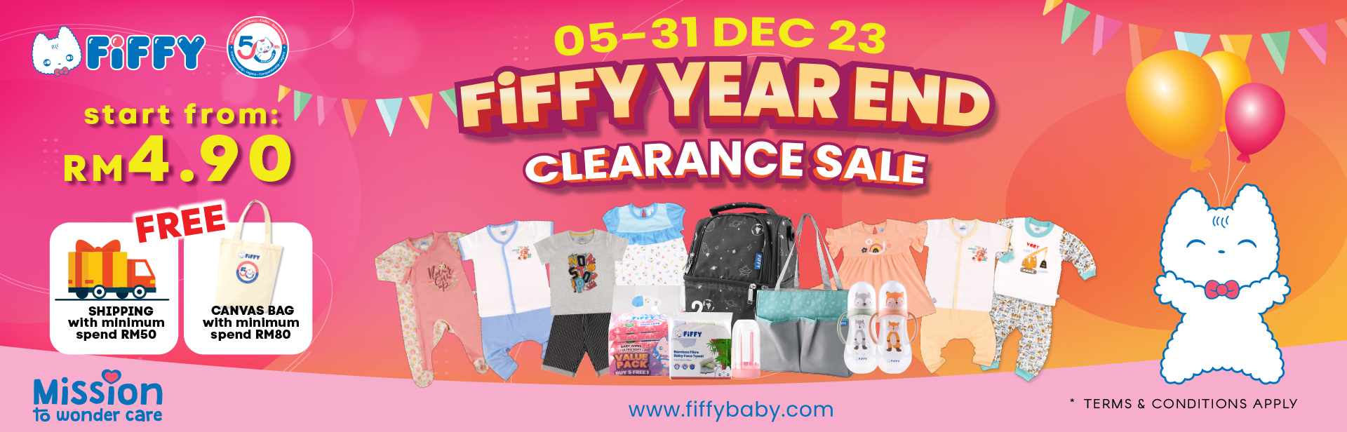 FIFFY YEAR END CLEARANCE SALE