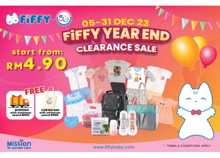 FIFFY YEAR END CLEARANCE SALE