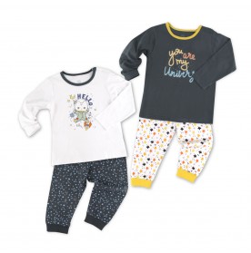 FIFFY SHINNY STAR 2 IN 1 BOY PYJAMAS SET