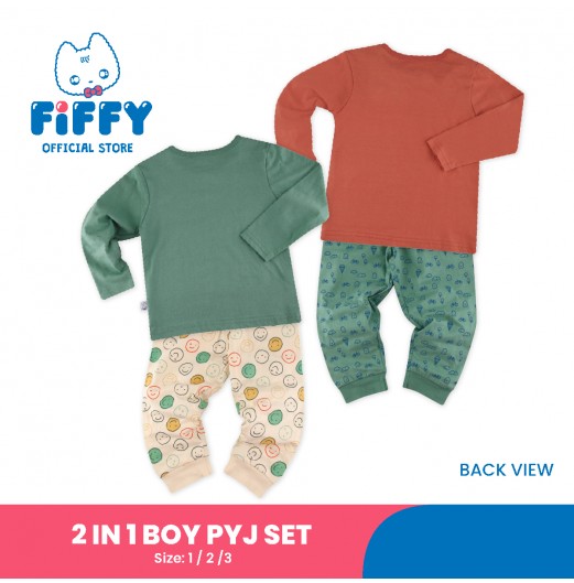 FIFFY VELO CITY 2 IN 1 BOY PYJAMAS SET