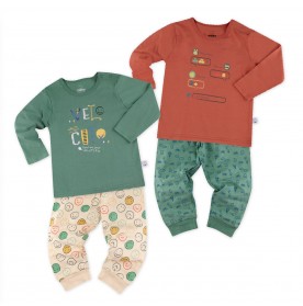 FIFFY VELO CITY 2 IN 1 BOY PYJAMAS SET