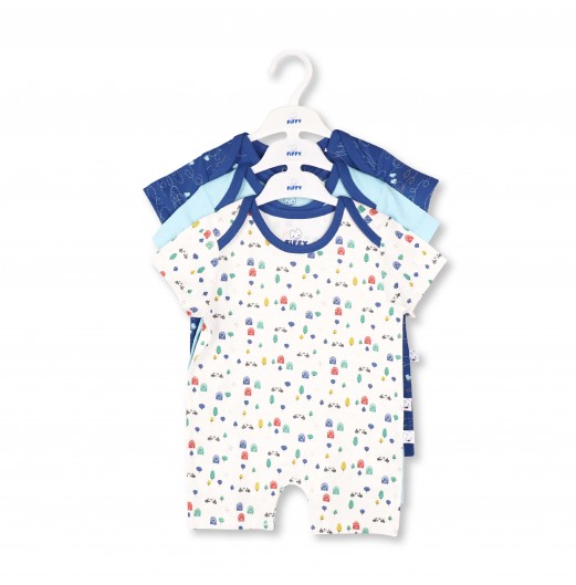 FIFFY ICELAND 3 IN 1 BOY ROMPER SET