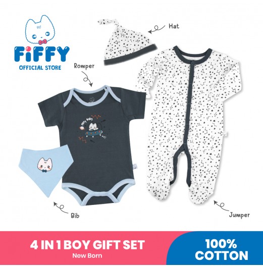 FIFFY STAR SIGNS 4 IN 1 BOY GIFT SET