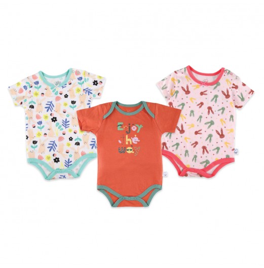 FIFFY RABBIT WAY 3 IN 1 GIRL ROMPER SET