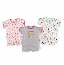 FIFFY HERBIVOROUS RABBIT 3 IN 1 GIRL ROMPER SET