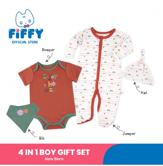 FIFFY ENJOY THE WAY 4 IN 1 BOY GIFT SET