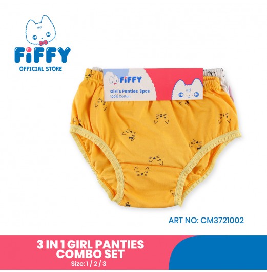 FIFFY LIKELY 3 IN 1 GIRL PANTIES COMBO SET