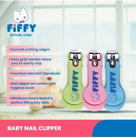 FIFFY BABY NAIL CLIPPER 2 IN 1