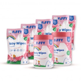 FIFFY BABY WIPES PINK BUNDLE - FO22001
