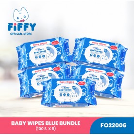 FIFFY BABY CALENDULA WIPES 100'S *5 - FO22006