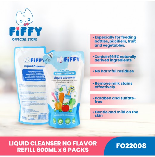 FIFFY LIQUID CLEANSER NO FLV REFILL * 6 - FO22008