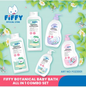 FIFFY BOTANICAL BABY BATH ALL IN 1 COMBO SET -FO23001