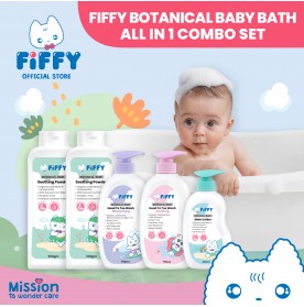 FIFFY BOTANICAL BABY BATH ALL IN 1 COMBO SET -FO23001