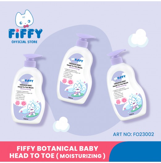 SHOP ALL - FIFFY MOISTURIZING BOTANICAL BABY HEAD TO TOE WASH (750ML BOTTLE / 600ML REFILL) 
