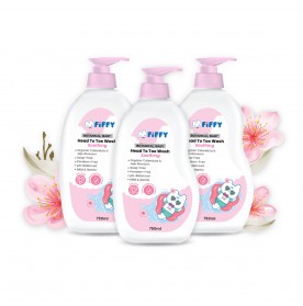 FIFFY SOOTHING BOTANICAL BABY HEAD TO TOE WASH (750ML BOTTLE / 600ML REFILL) -2527/98-14-008/FO23003