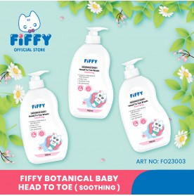FIFFY SOOTHING BOTANICAL BABY HEAD TO TOE WASH (750ML BOTTLE / 600ML REFILL)