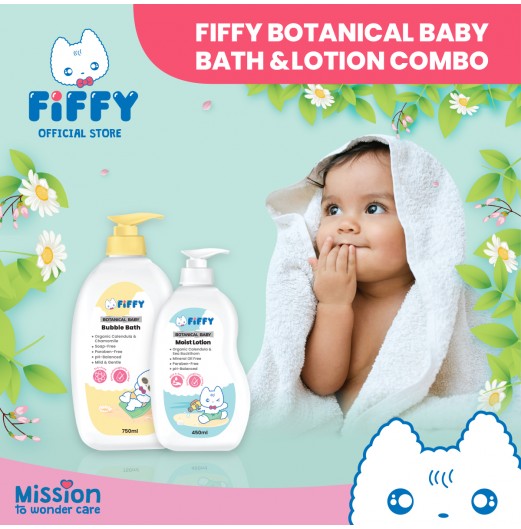 FIFFY BOTANICAL BABY BATH & LOTION COMBO -FO23004