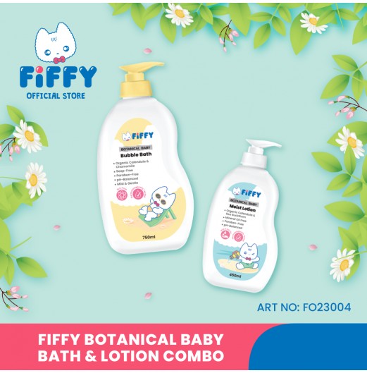 FIFFY BOTANICAL BABY BATH & LOTION COMBO -FO23004