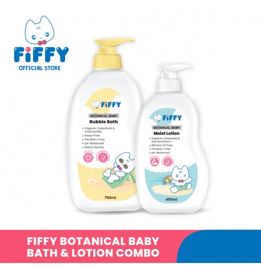 FIFFY BOTANICAL BABY BATH & LOTION COMBO -FO23004