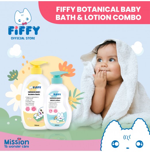 FIFFY BOTANICAL BABY BATH & LOTION COMBO -FO23004