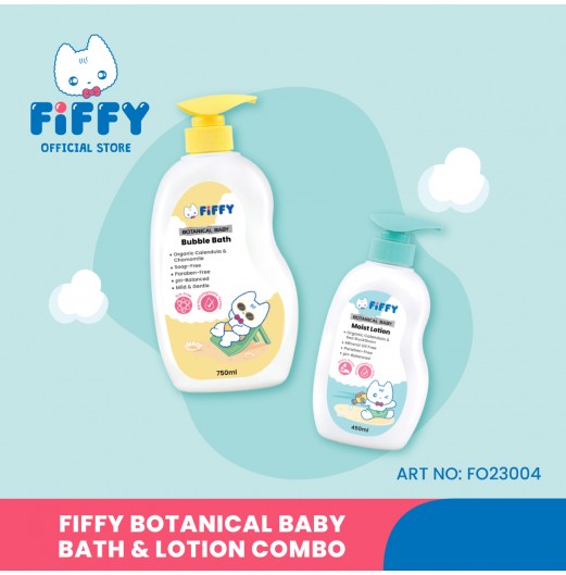 FIFFY BOTANICAL BABY BATH & LOTION COMBO -FO23004