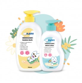 FIFFY BOTANICAL BABY BATH & LOTION COMBO -FO23004