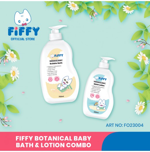 FIFFY BOTANICAL BABY BATH & LOTION COMBO