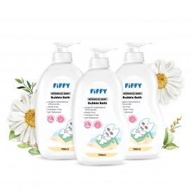 FIFFY BOTANICAL BABY BUBBLE BATH 750ML