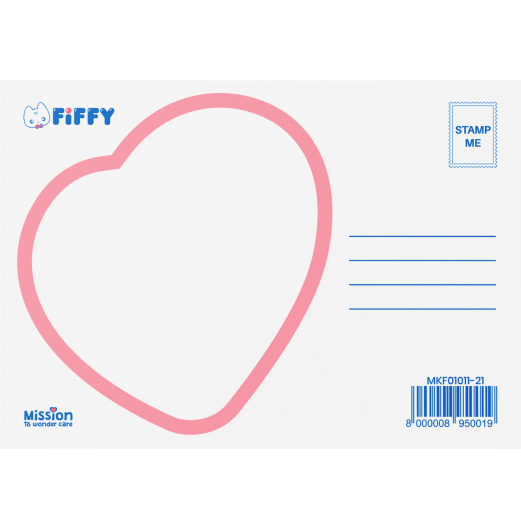 FIFFY HAPPY PARENTS' DAY POSTCARDS (FREE GIFT DO OT BUY)