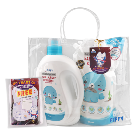 FIFFY 50 ANNIVERSARY LAUNDRY DETERGENT PACK (2L+1.6L)