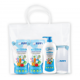 FIFFY LIQUID CLEANSER NO FLVR 750ML + 600ML X 2