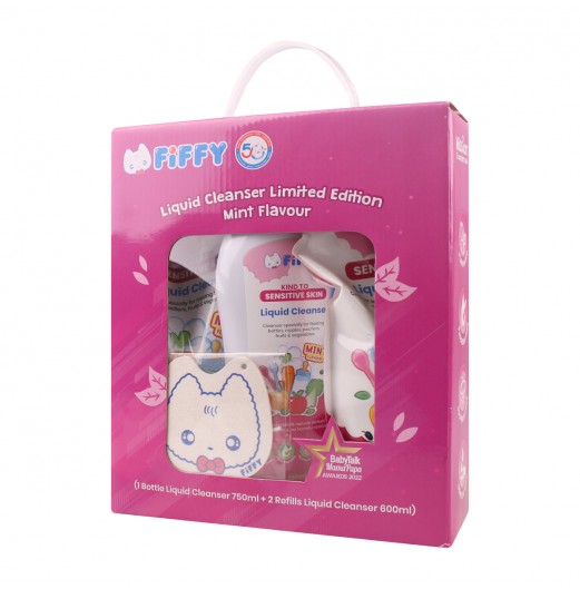 FIFFY LIQUID CLEANSER 50TH ANN COMBO - MINT