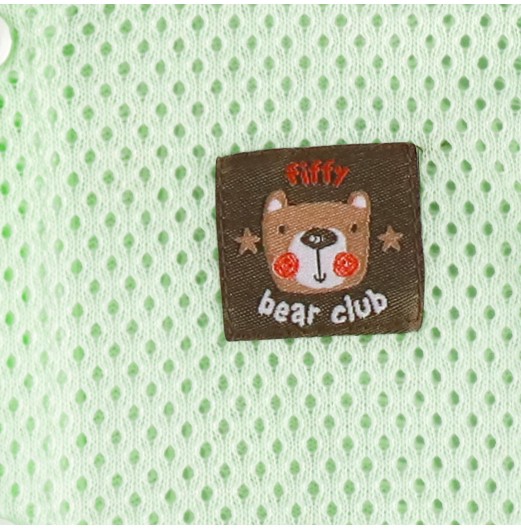 FIFFY BEAR CLUB SHORT SLEEVE VEST SUIT (EYELET)