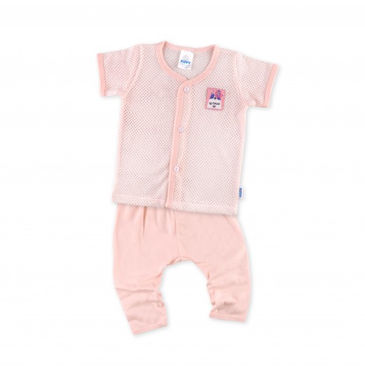 FIFFY GOOD NIGHT BEAR SHORT SLEEVE + LONG PANT SUIT