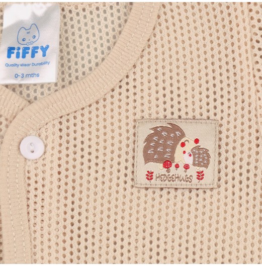 FIFFY WARM HEDGEHOGS SHORT SLEEVE VEST SUIT