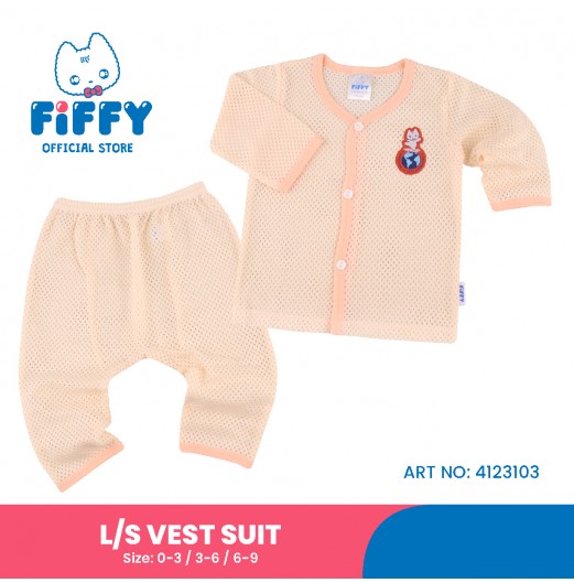 FIFFY TIME OF DISCOVERY LONG SLEEVE VEST SUIT