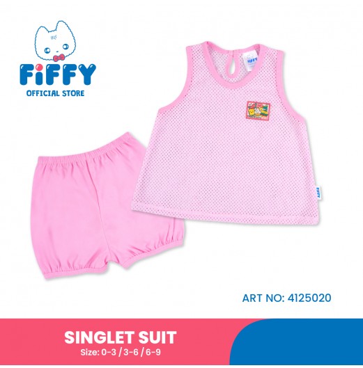 FIFFY FOODIE WITH CUTIE SINGLET SUIT (4125020)