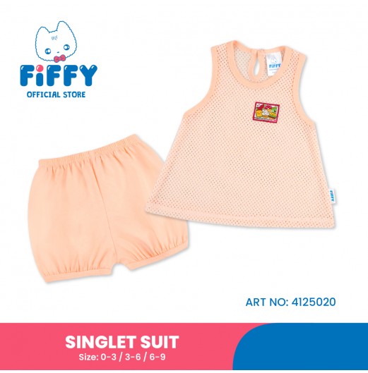 FIFFY FOODIE WITH CUTIE SINGLET SUIT (4125020)