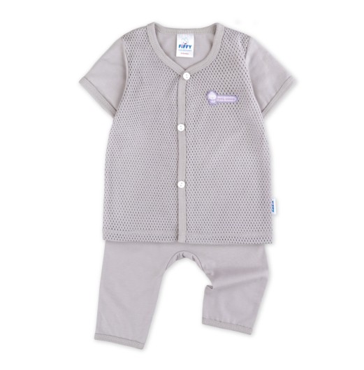FIFFY BREATHABLE MESH SHORT SLEEVE + LONG PANT SUIT BAJU BAYI (4126007) FIFFY BREATHABLE MESH SHORT SLEEVE + LONG PANT SUIT BAJU BAYI (4126007)
