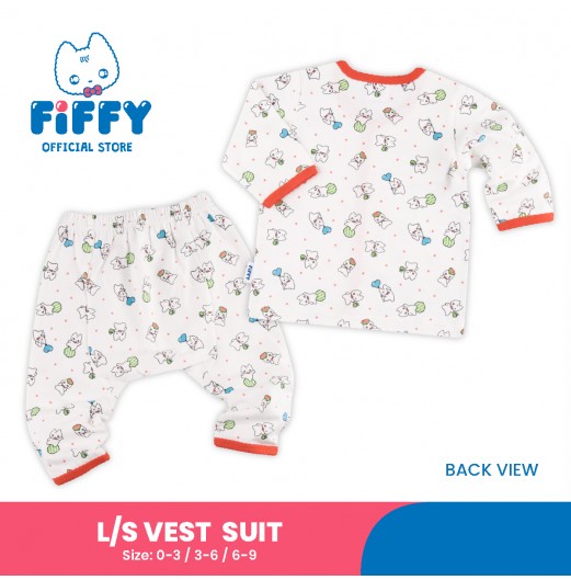 FIFFY LOVELY MASCOT LONG SLEEVE VEST SUIT