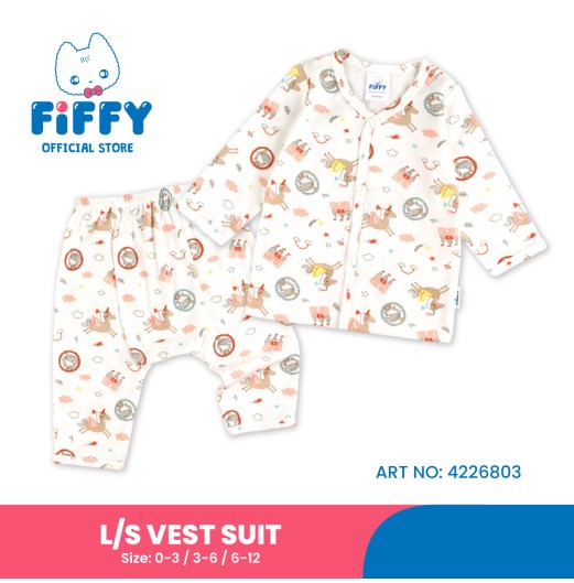 FIFFY WONDER LONG SLEEVE VEST SUIT BAJU BAYI (4226803)