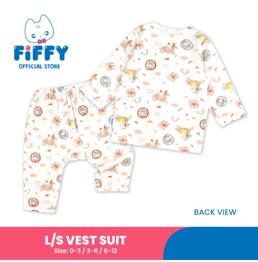 FIFFY WONDER LONG SLEEVE VEST SUIT BAJU BAYI (4226803)